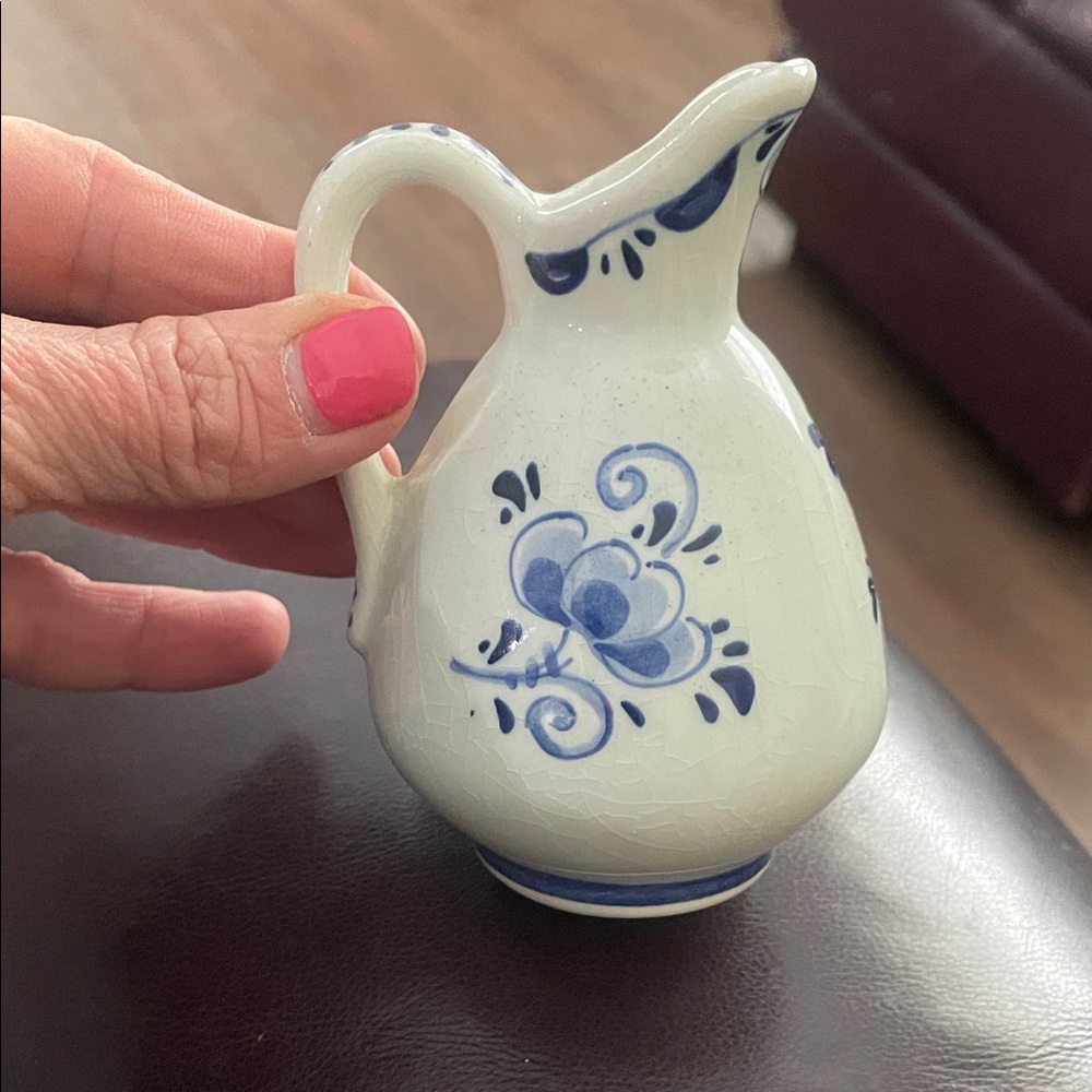 Handmade in holland mini Ceramic Pitcher
